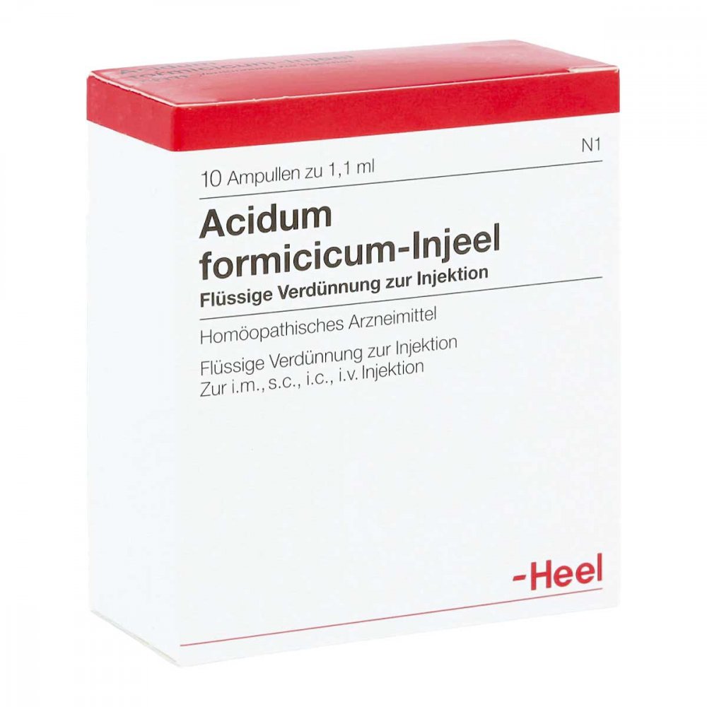 Acidum Formicicum Injeel Ampullen (10 stk)