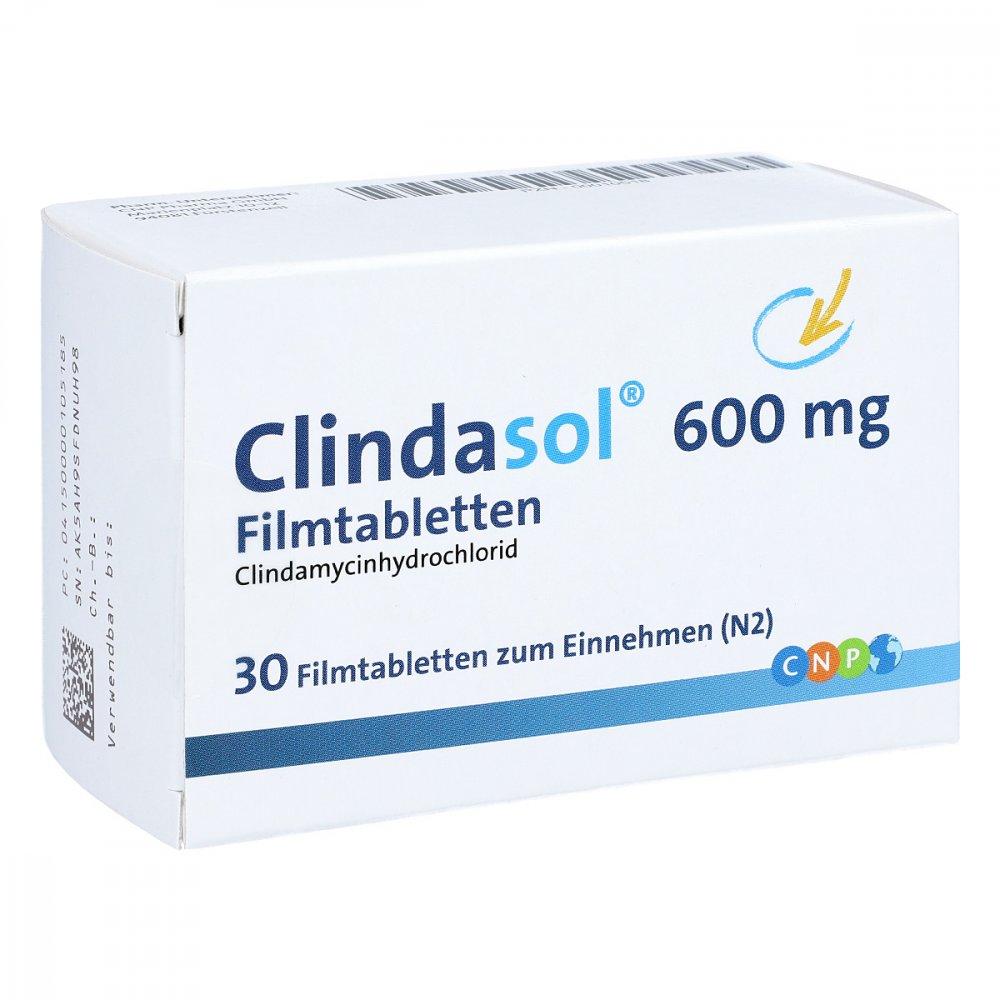 Clindasol 600 Mg Filmtabletten (30 stk)