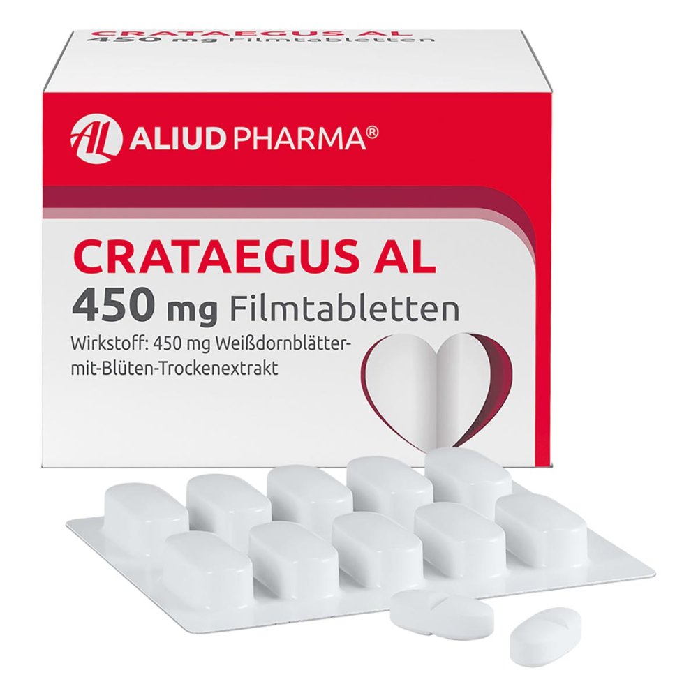 Crataegus Al 450 Mg Filmtabletten (100 stk)