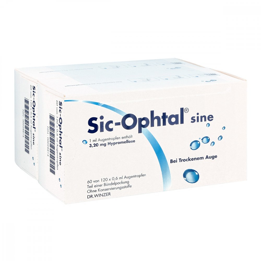 Sic Ophtal Sine Augentr. Augentropfen (120X0.6 ml)