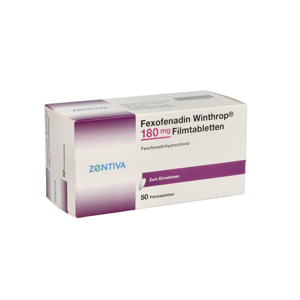 Fexofenadin Winthrop 180 Mg Filmtabletten (50 stk)