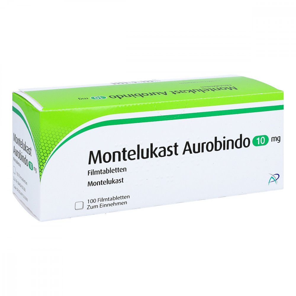 Montelukast Aurobindo 10 Mg Filmtabletten (100 stk)