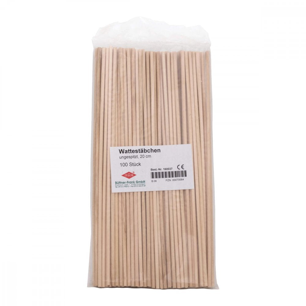 Das Produktfoto zeigt Watteträger 20 Cm Stumpf (100 stk) PZN 00070064