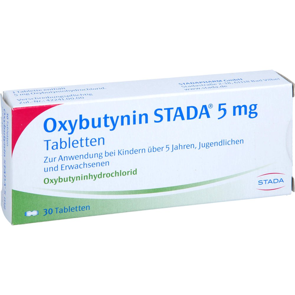 Oxybutynin Stada 5 Mg Tabletten (30 stk)