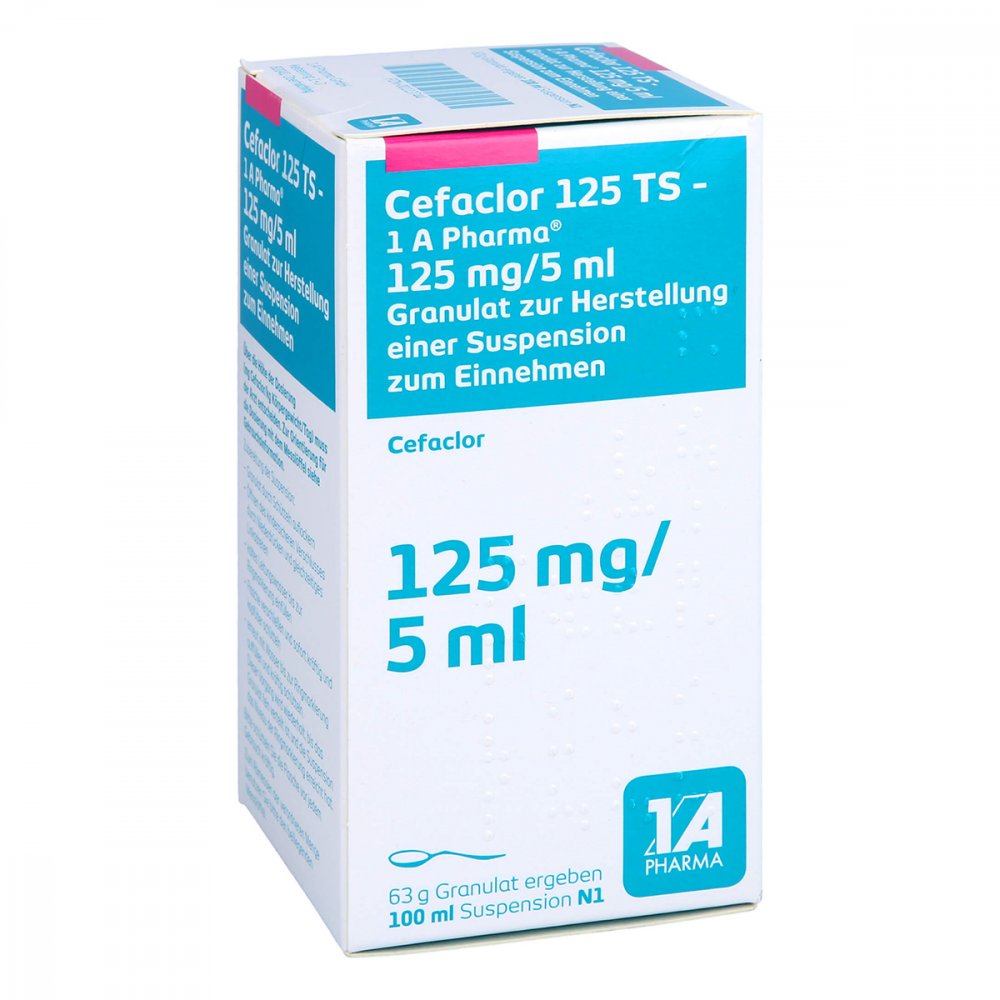 Cefaclor 125 Ts-1a Pharma Gran.Z.Susp.-Herstell. (100 ml)