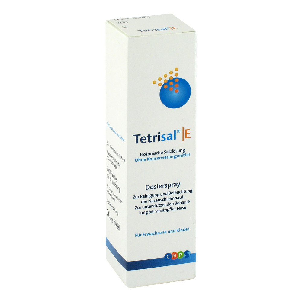 Das Produktfoto zeigt Tetrisal E Nasendosierspray (20 ml) PZN 00115832
