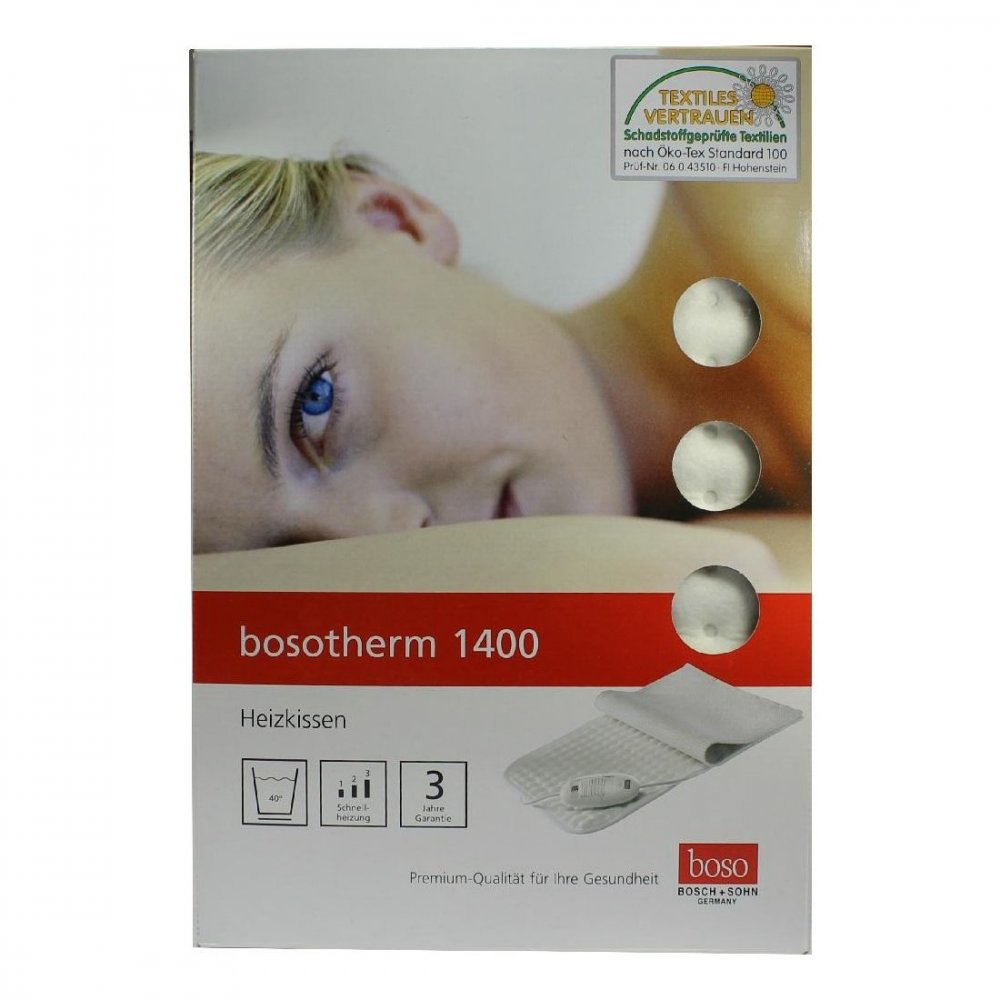 Das Produktfoto zeigt Bosotherm Heizkissen 1400 (1 stk) PZN 00116702