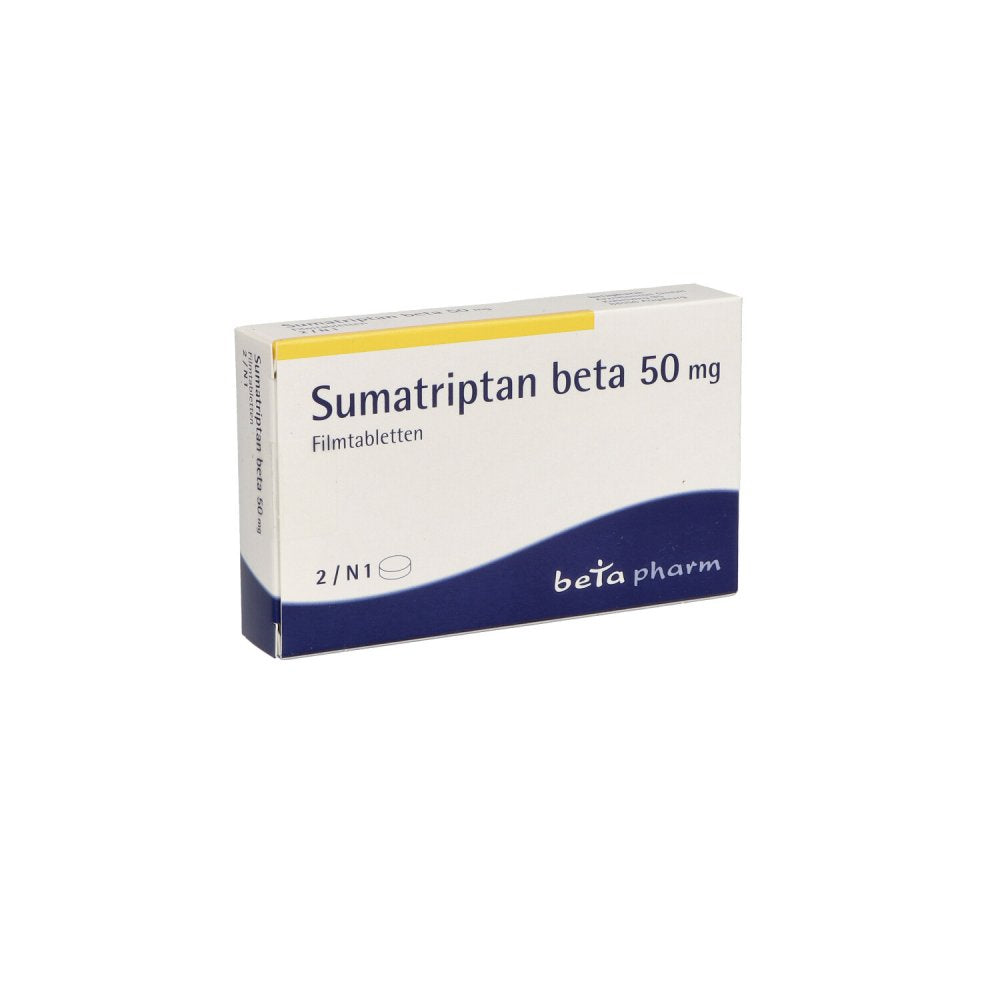 Sumatriptan Beta 50 Mg Filmtabletten (2 stk)