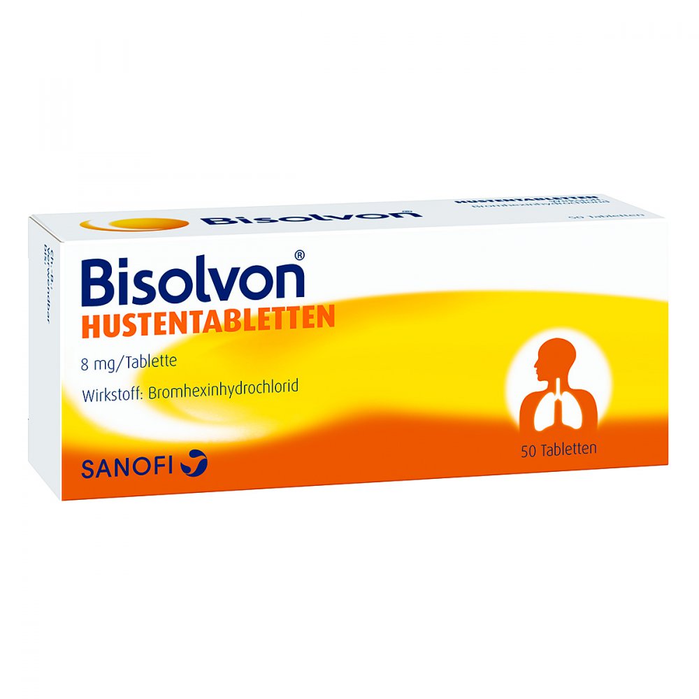 Bisolvon Hustentabletten 8 Mg (50 stk)