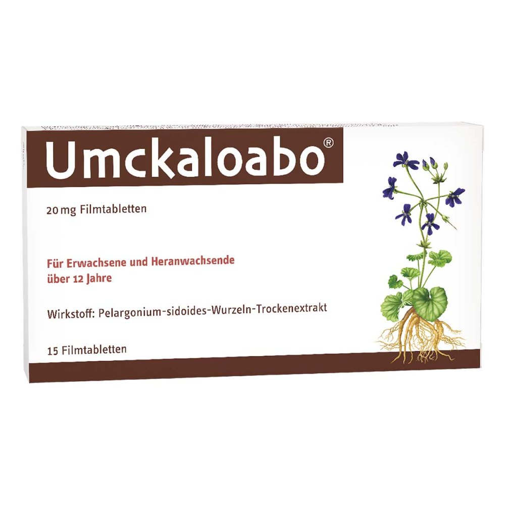 Umckaloabo 20 Mg Filmtabletten (15 stk)