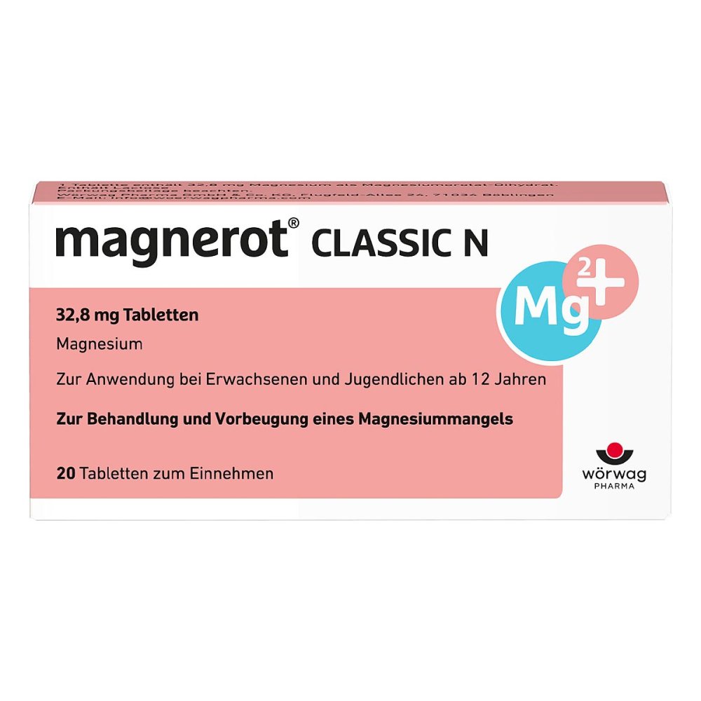 Magnerot Classic N Tabletten (20 stk)