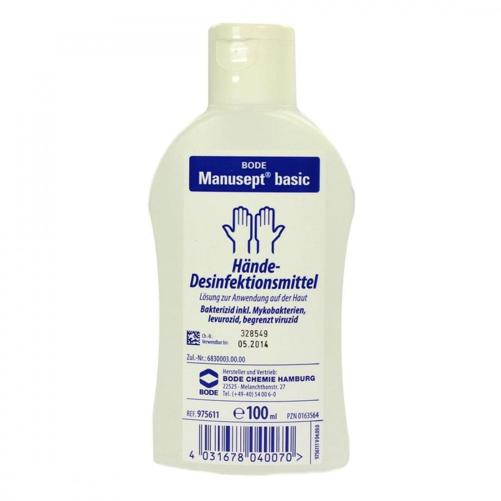 Das Produktfoto zeigt Manusept Basic Lösung (100 ml) PZN 00163564
