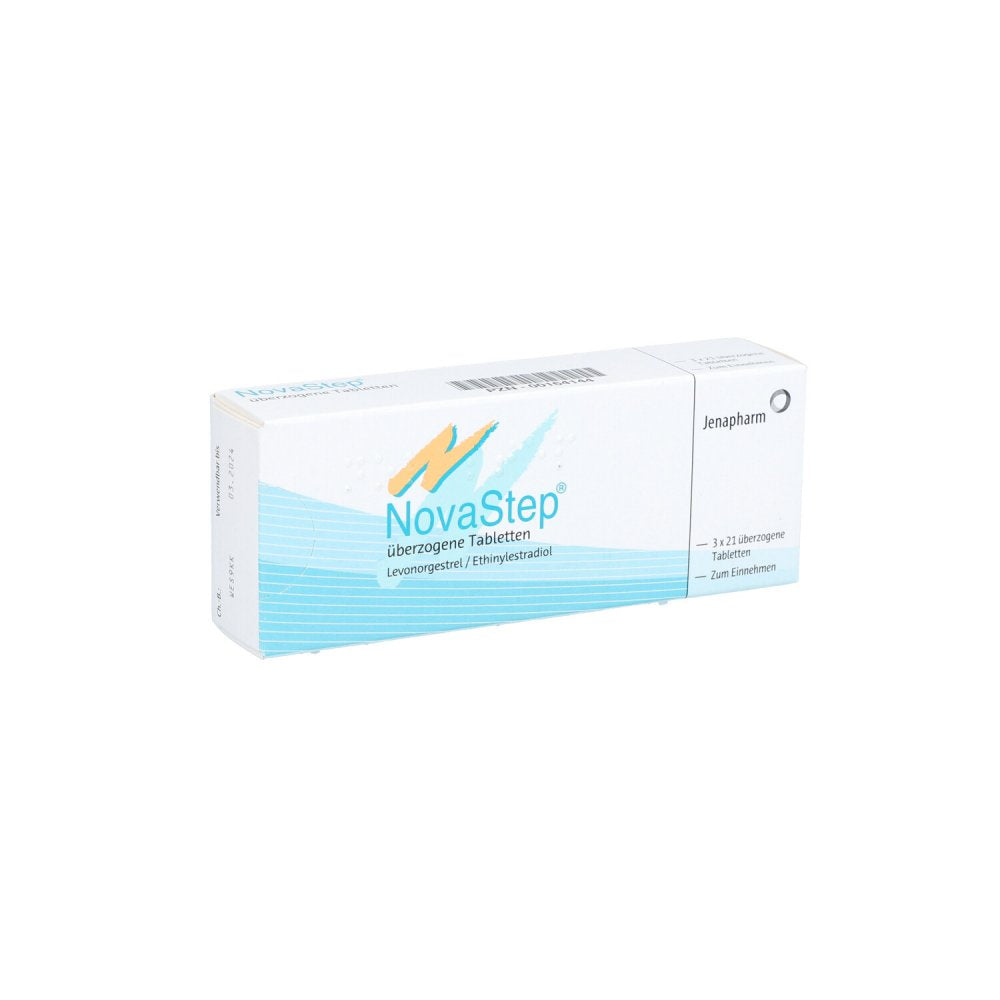 Das Produktfoto zeigt Novastep Überzogene Tabletten (3X21 stk) PZN 00164144