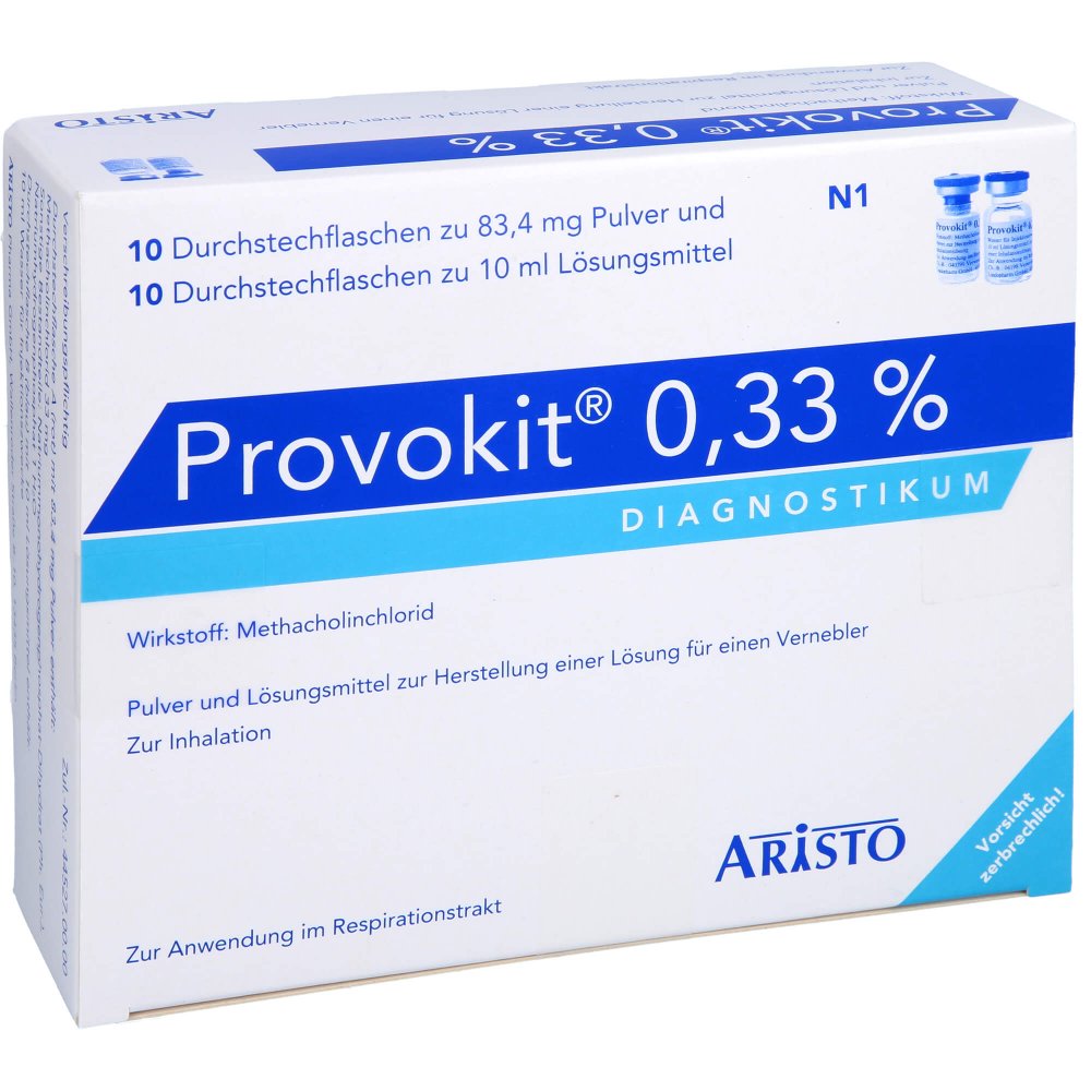 Das Produktfoto zeigt Provokit 0,33% Trockensubstanz Mit Lösungsm. (10X2 stk) PZN 00171345