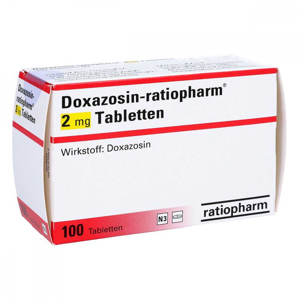 Doxazosin-Ratiopharm 2 Mg Tabletten (100 stk)