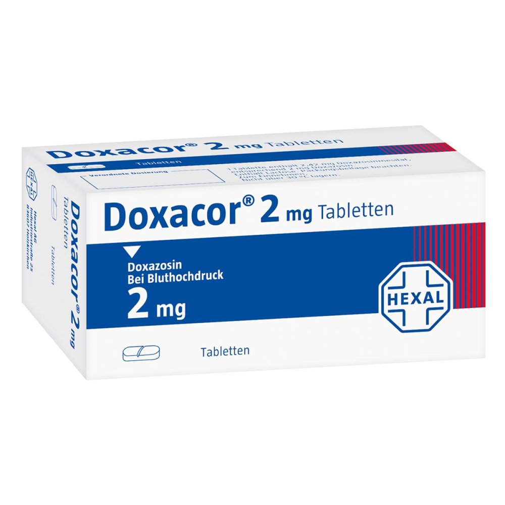 Das Produktfoto zeigt Doxacor 2 Mg Tabletten (20 stk) PZN 00173568