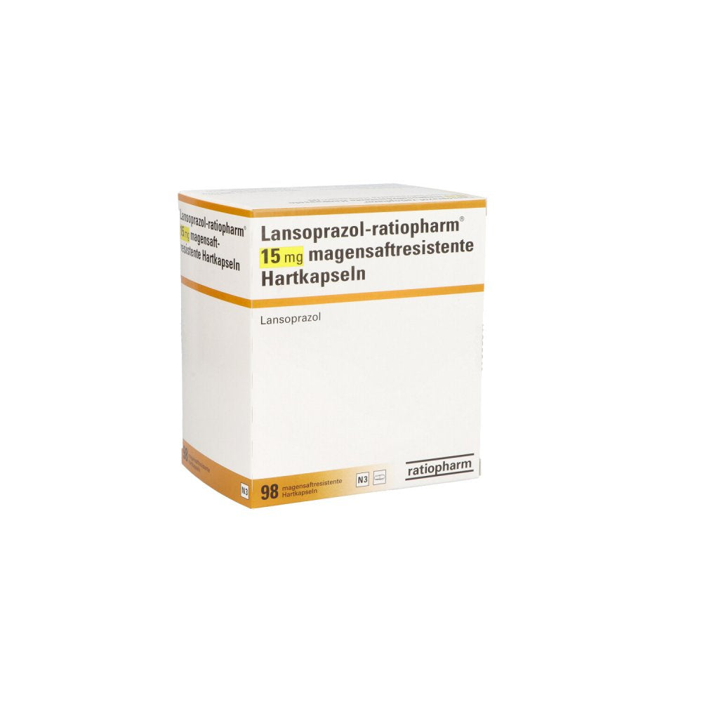 Lansoprazol-Ratiopharm 15 Mg Magensaftres.Hartkap. (98 stk)