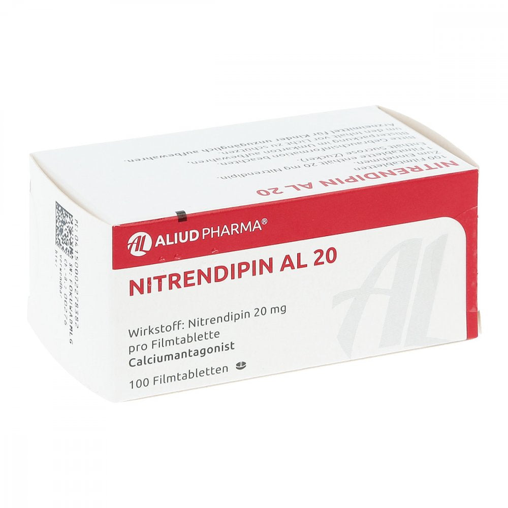 Nitrendipin Al 20 Filmtabletten (100 stk)