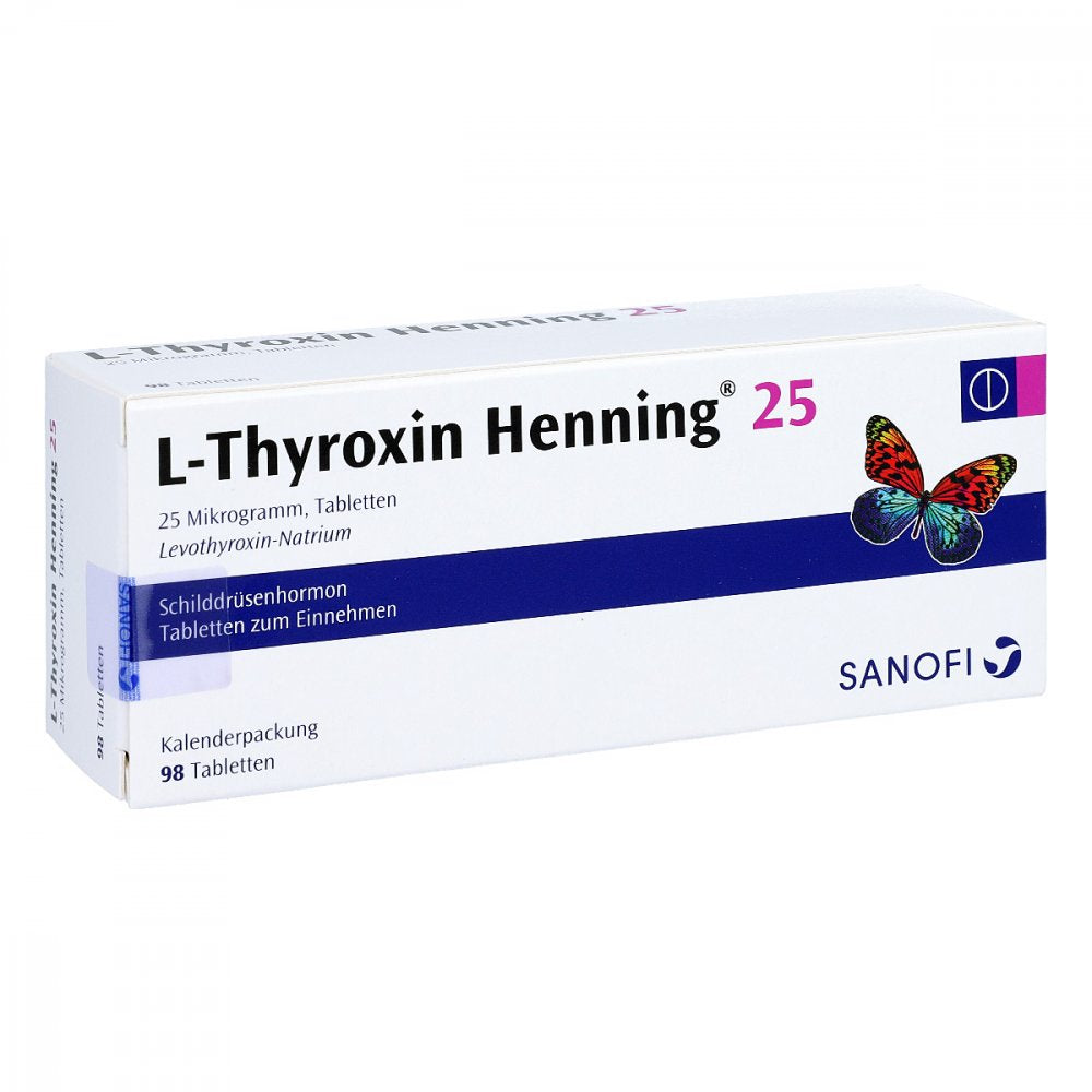L-Thyroxin 25 Henning Tabletten In Kalenderpackung (98 stk)