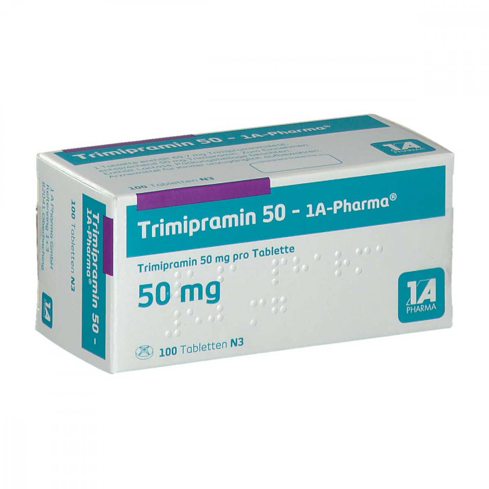 Trimipramin 50-1a Pharma Tabletten (100 stk)