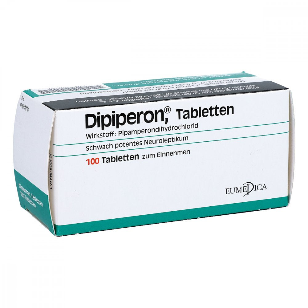 Das Produktfoto zeigt Dipiperon Tabletten (100 stk) PZN 00288857