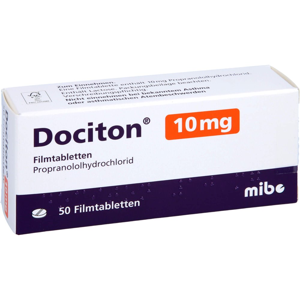 Dociton 10 Mg Filmtabletten (50 stk)