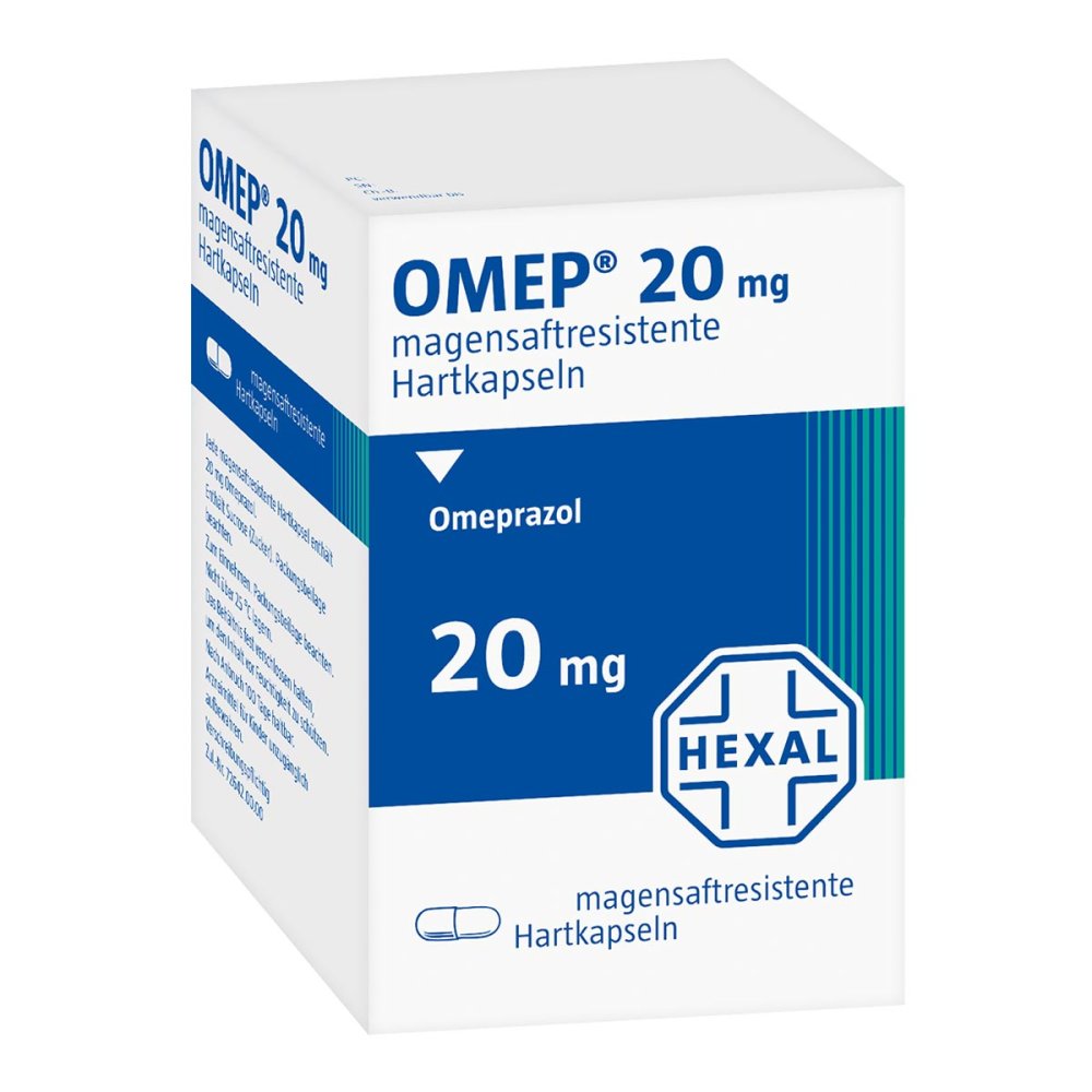 Omep 20 Mg Magensaftresistente Hartkapseln (100 stk)