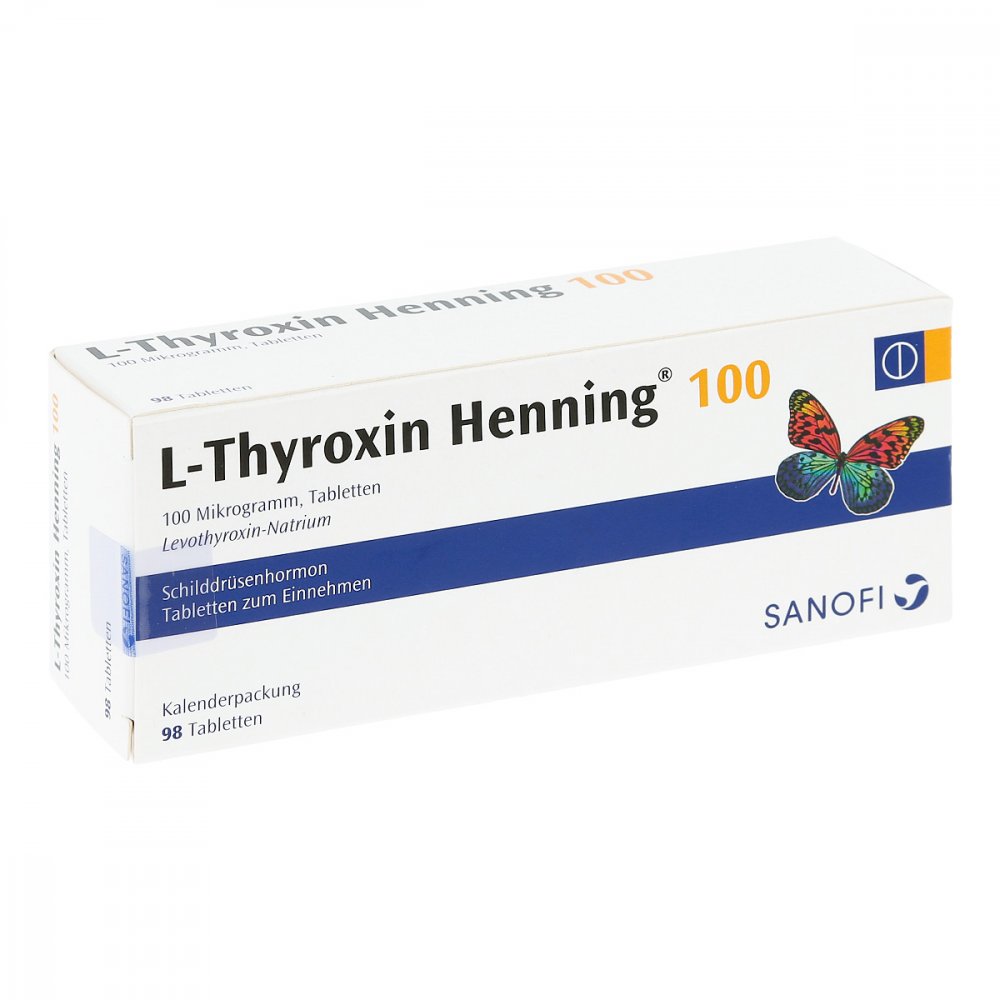 L-Thyroxin 100 Henning Tabl.I.Kalenderpack. (98 stk)