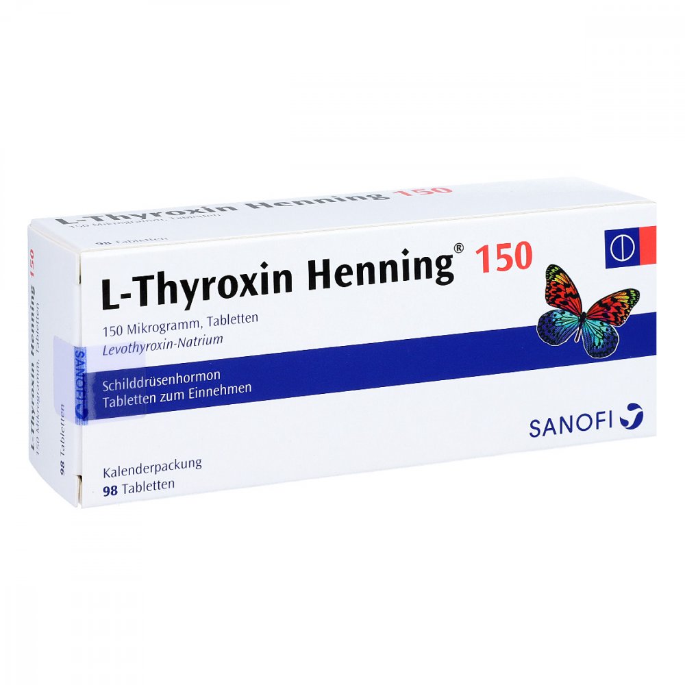 L-Thyroxin 150 Henning Tabl.I.Kalenderpack. (98 stk)