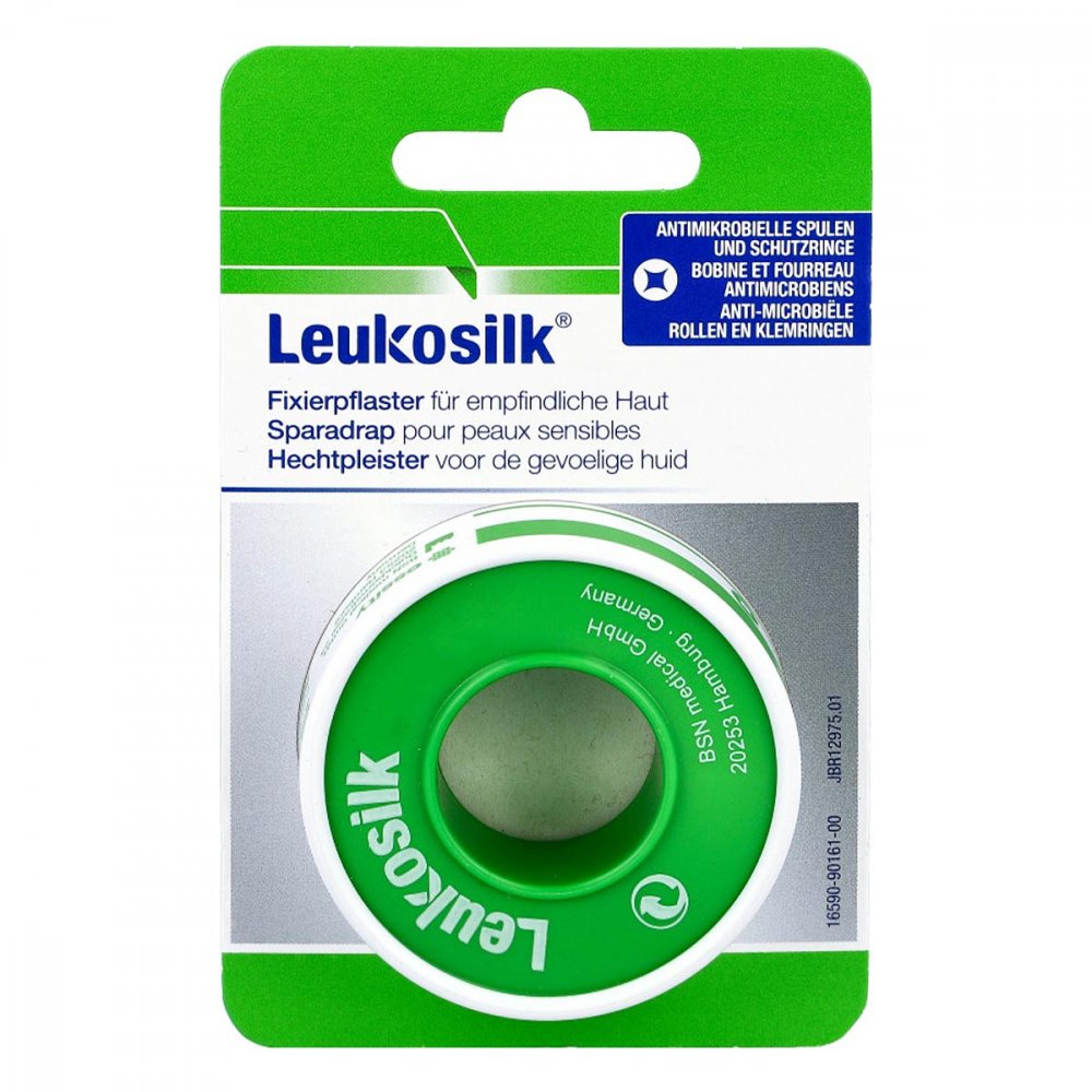 Leukosilk 1,25 Cmx5 M Blisterkarte (1 stk)