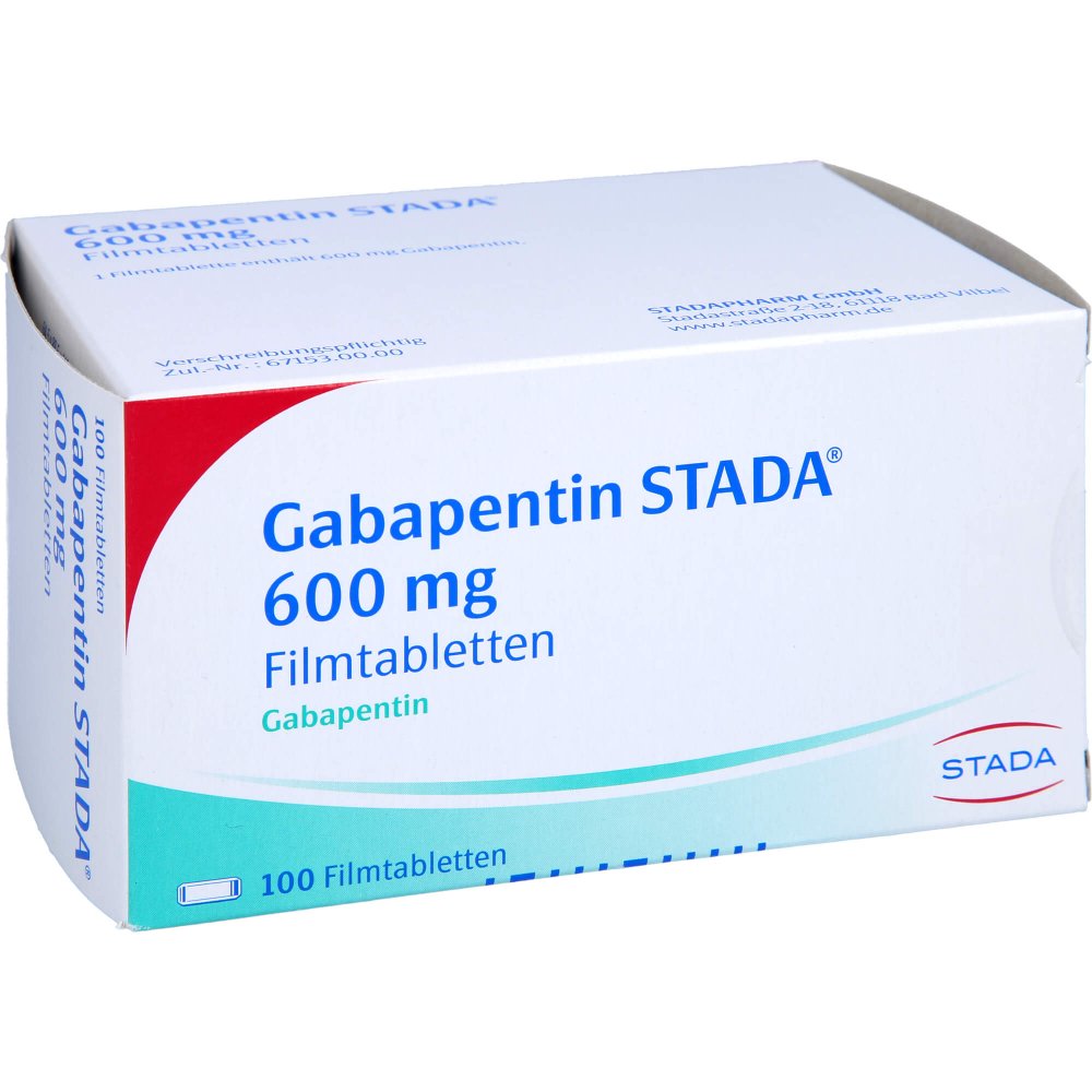 Gabapentin Stada 600 Mg Filmtabletten (100 stk)