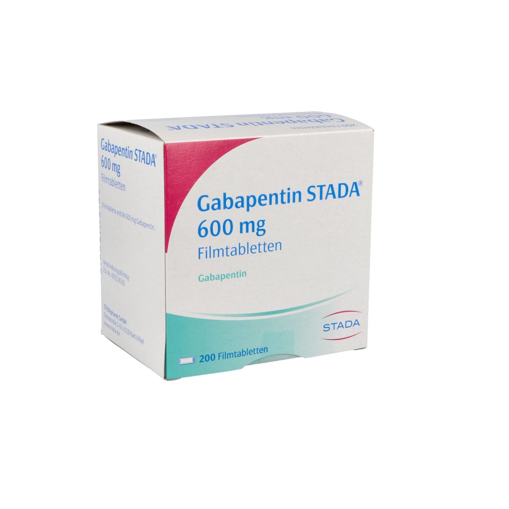 Das Produktfoto zeigt Gabapentin Stada 600 Mg Filmtabletten (200 stk) PZN 00408422