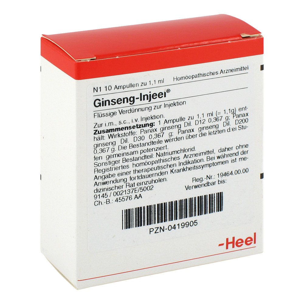 Ginseng Injeel Ampullen (10 stk)