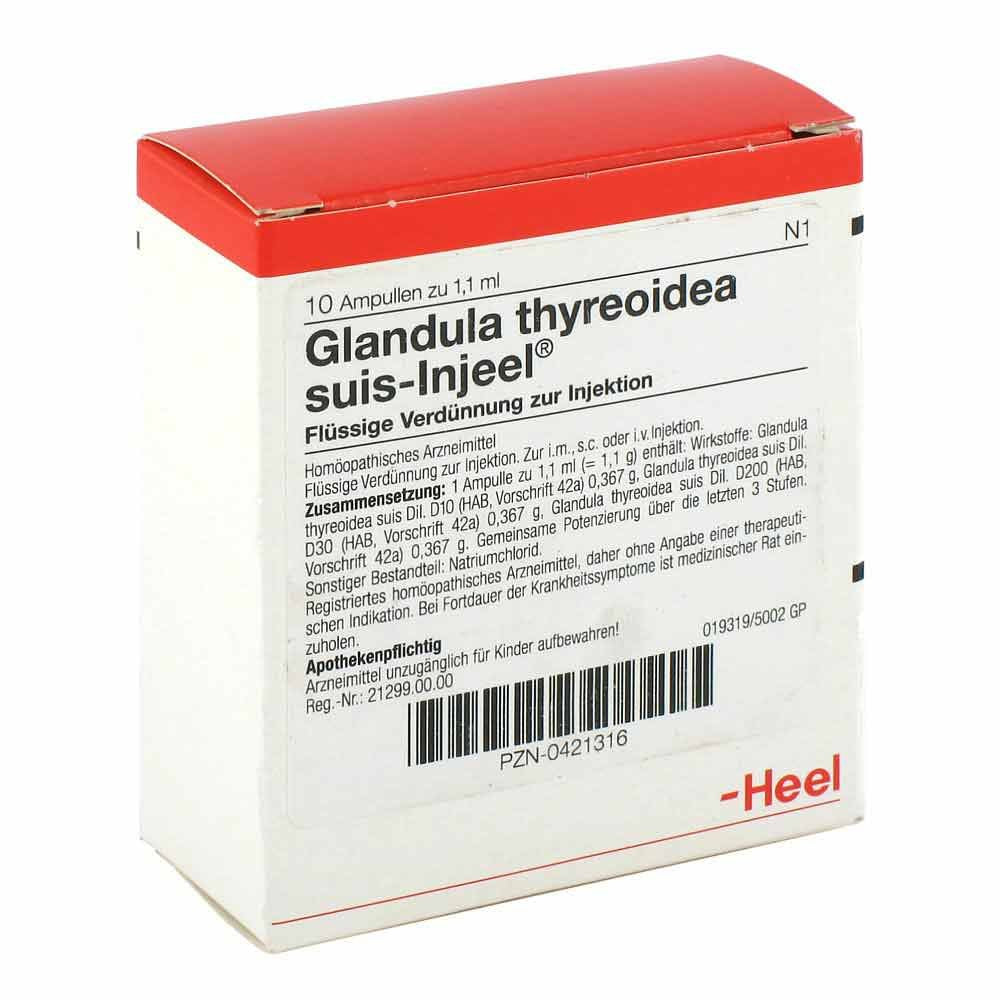 Glandula Thyreoidea Suis Injeel Ampullen (10 stk)