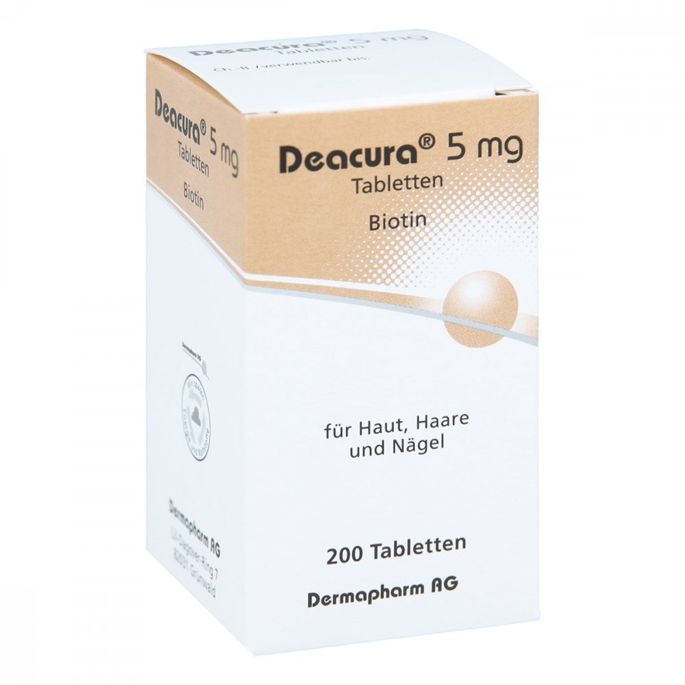 Deacura 5 Mg Tabletten (200 stk)