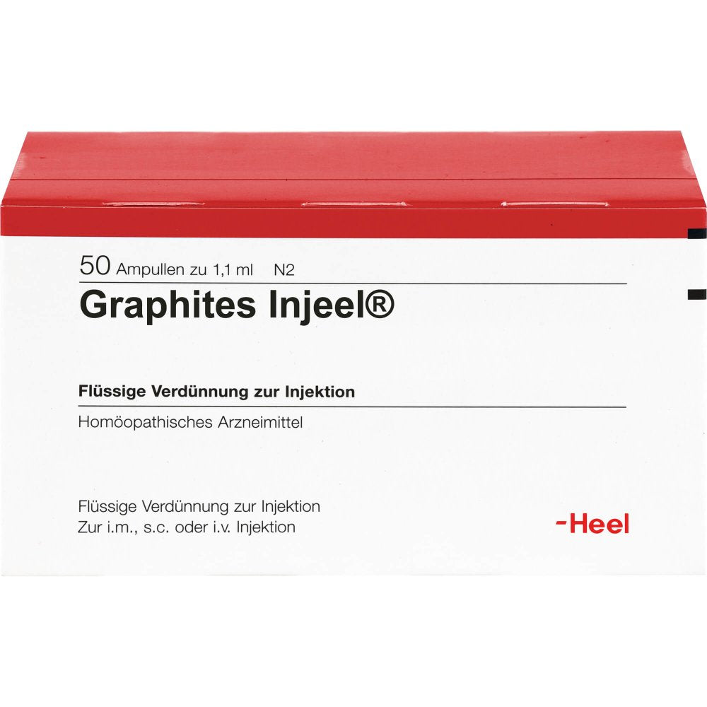 Das Produktfoto zeigt Graphites Injeel Ampullen (50 stk) PZN 00431786