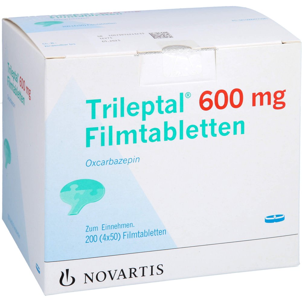 Das Produktfoto zeigt Trileptal 600 Mg Filmtabletten (200 stk) PZN 00477104