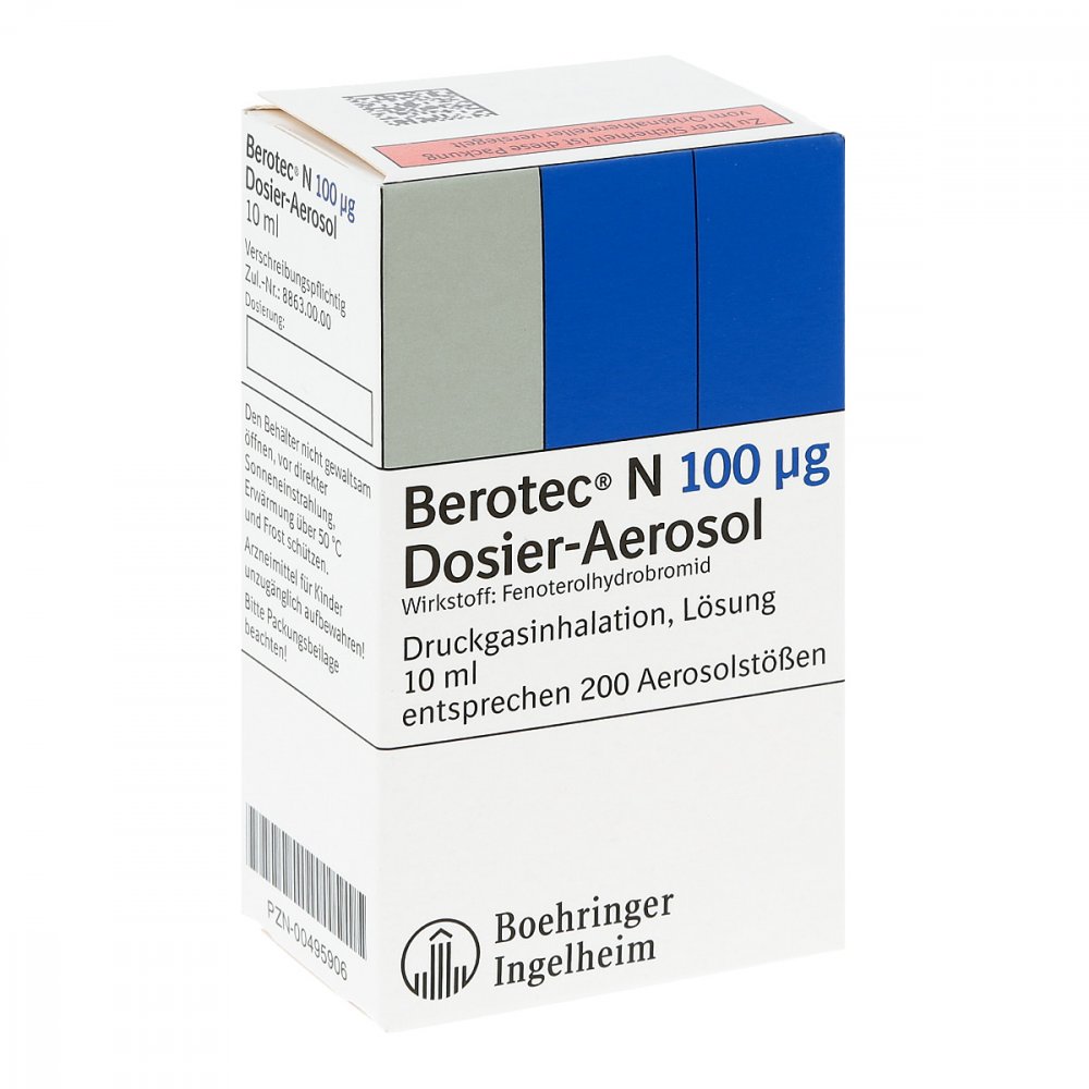 Berotec N 100 Μg Dosieraerosol (10 ml)