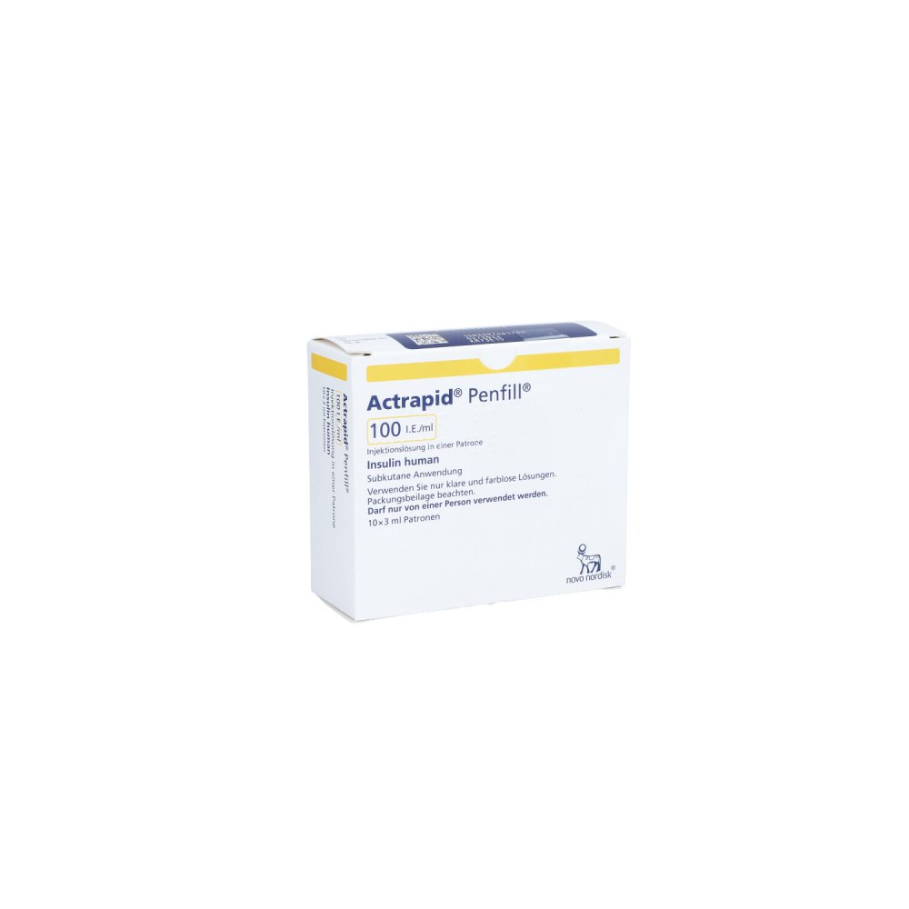Actrapid Penfill 100 I.E./Ml Inj.-Lsg.I.Patrone (10X3 ml)