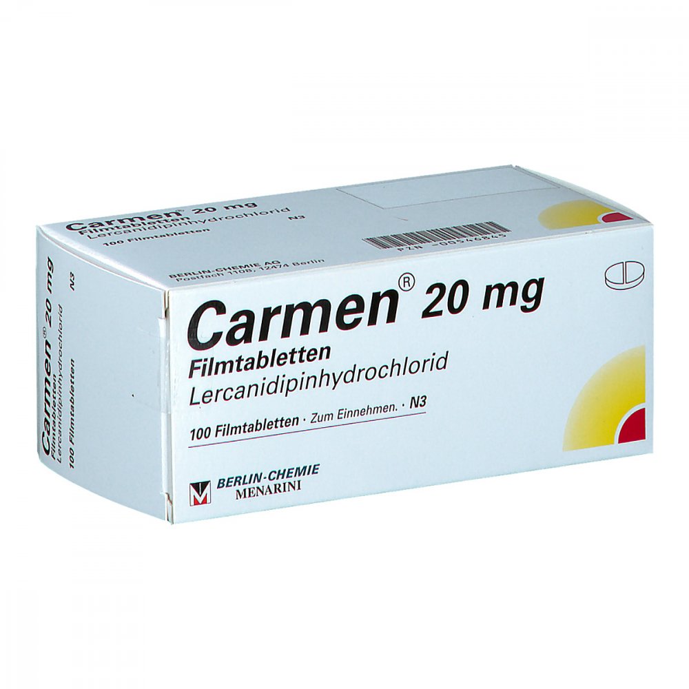 Carmen 20 Mg Filmtabletten (100 stk)