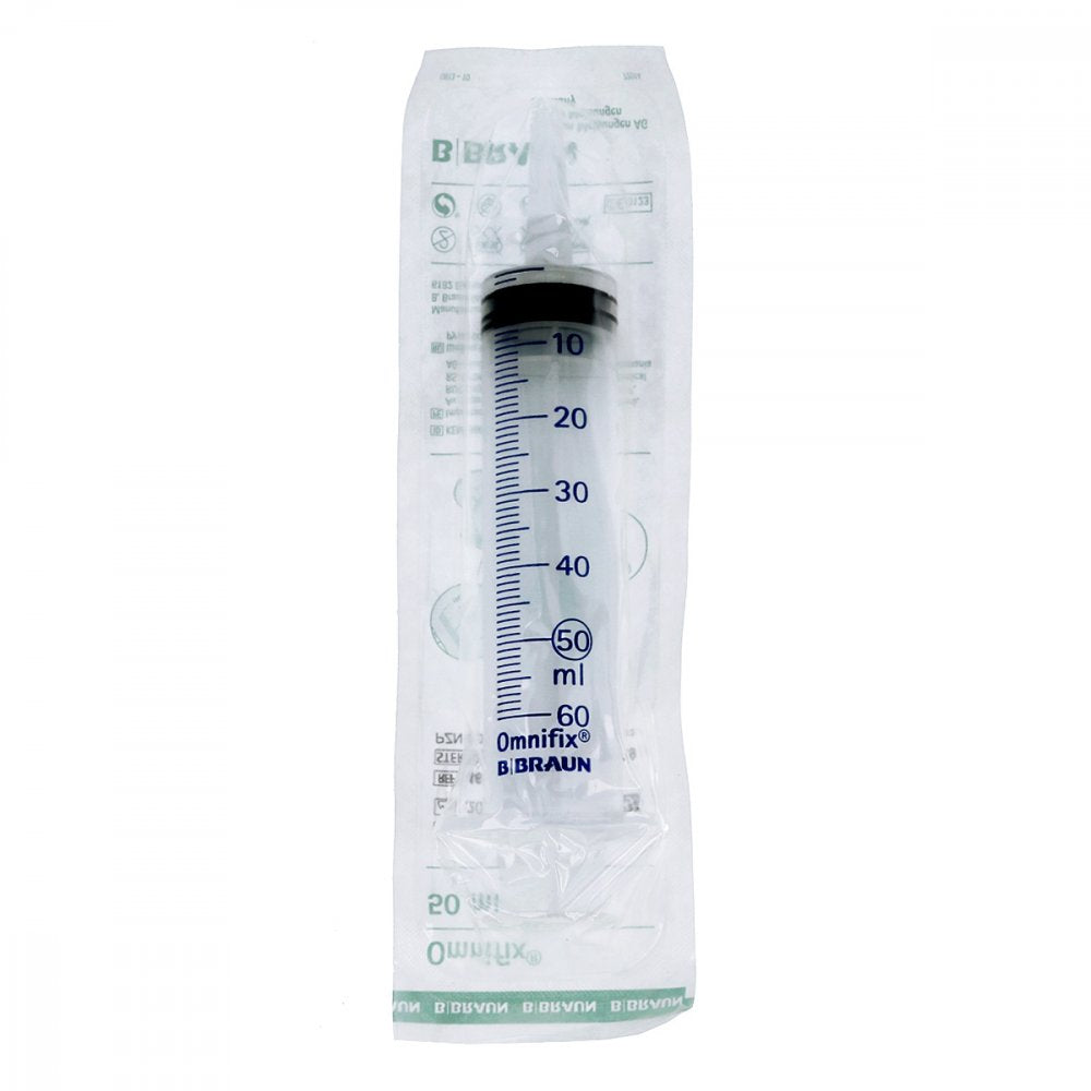 Das Produktfoto zeigt Omnifix Wund U.Blasenspritze 50 Ml O.Adapter (50 ml) PZN 00570074