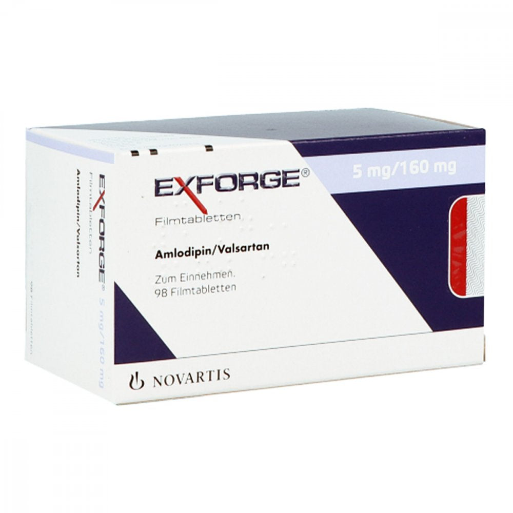 Exforge 5 Mg/160 Mg Filmtabletten (98 stk)