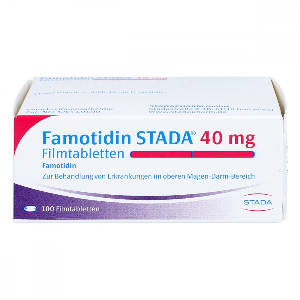 Famotidin Stada 40 Mg Filmtabletten (100 stk)