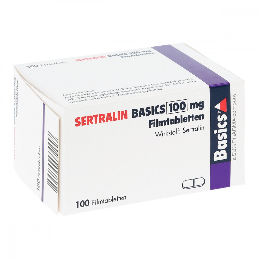 Sertralin Basics 100 Mg Filmtabletten (100 stk)