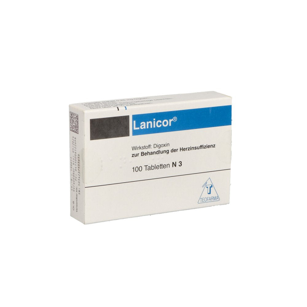 Das Produktfoto zeigt Lanicor Tabletten (100 stk) PZN 00612269