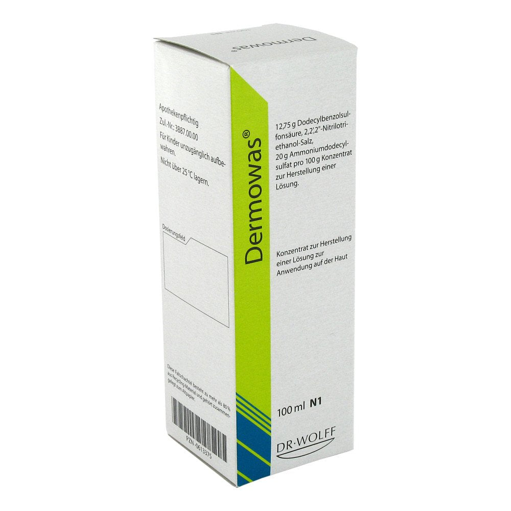 Das Produktfoto zeigt Dermowas Konzentrat (100 ml) PZN 00613375