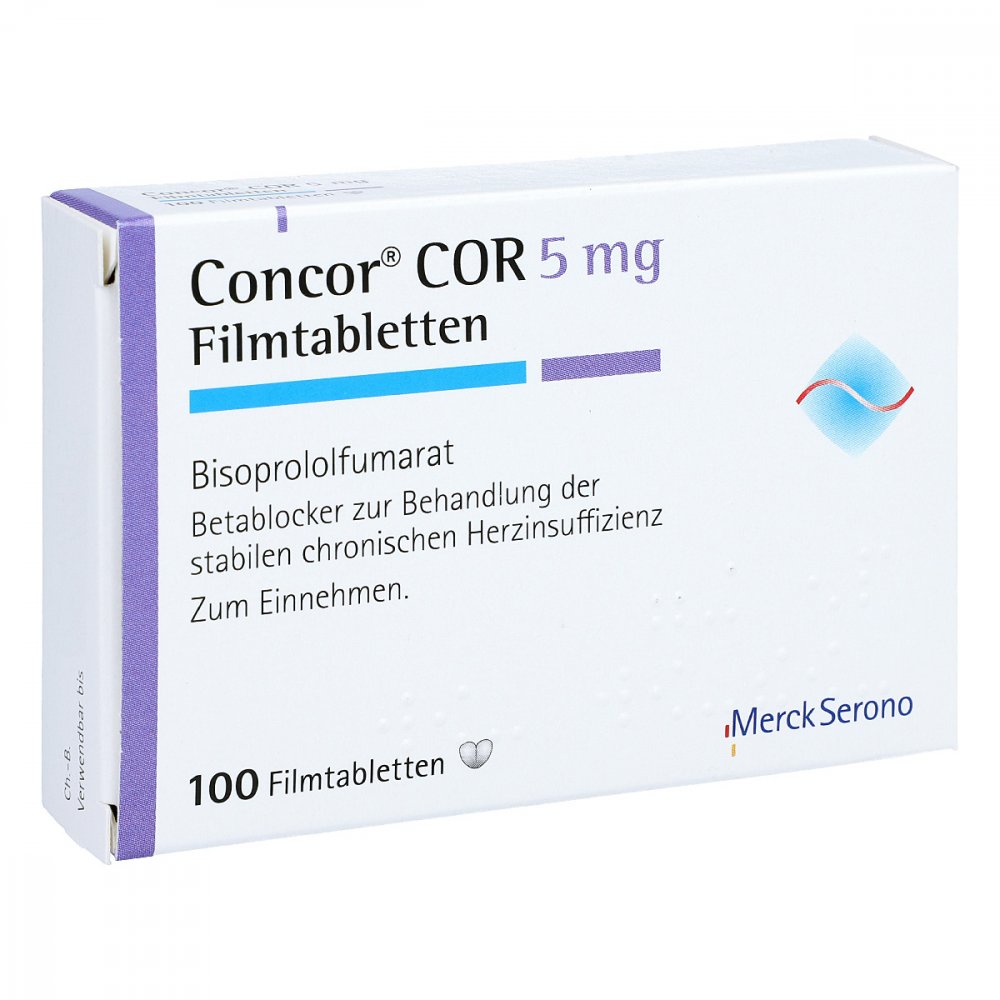 Concor Cor 5 Mg Filmtabletten (100 stk)