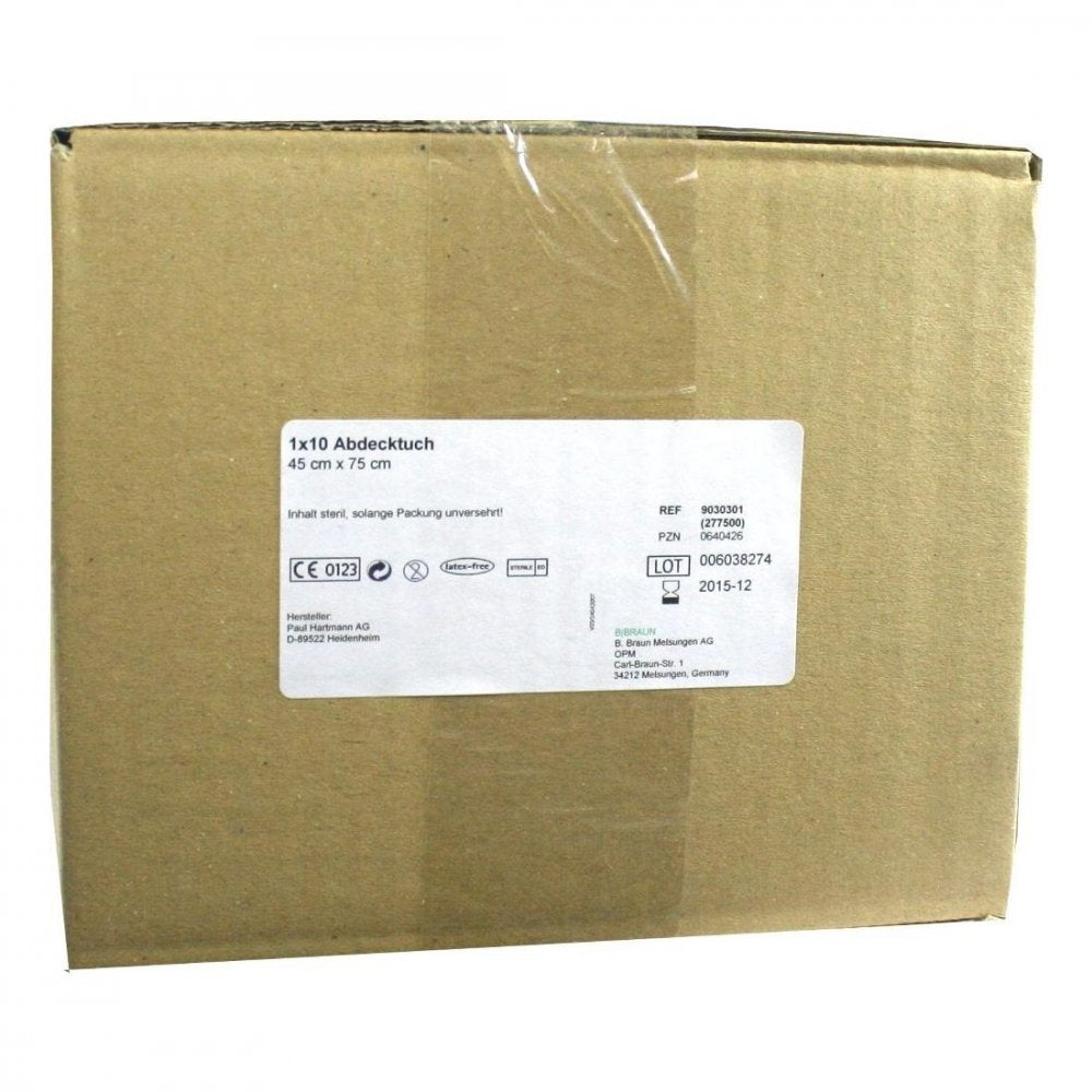 Das Produktfoto zeigt Abdecktuch 45x75 Cm (10 stk) PZN 00640426