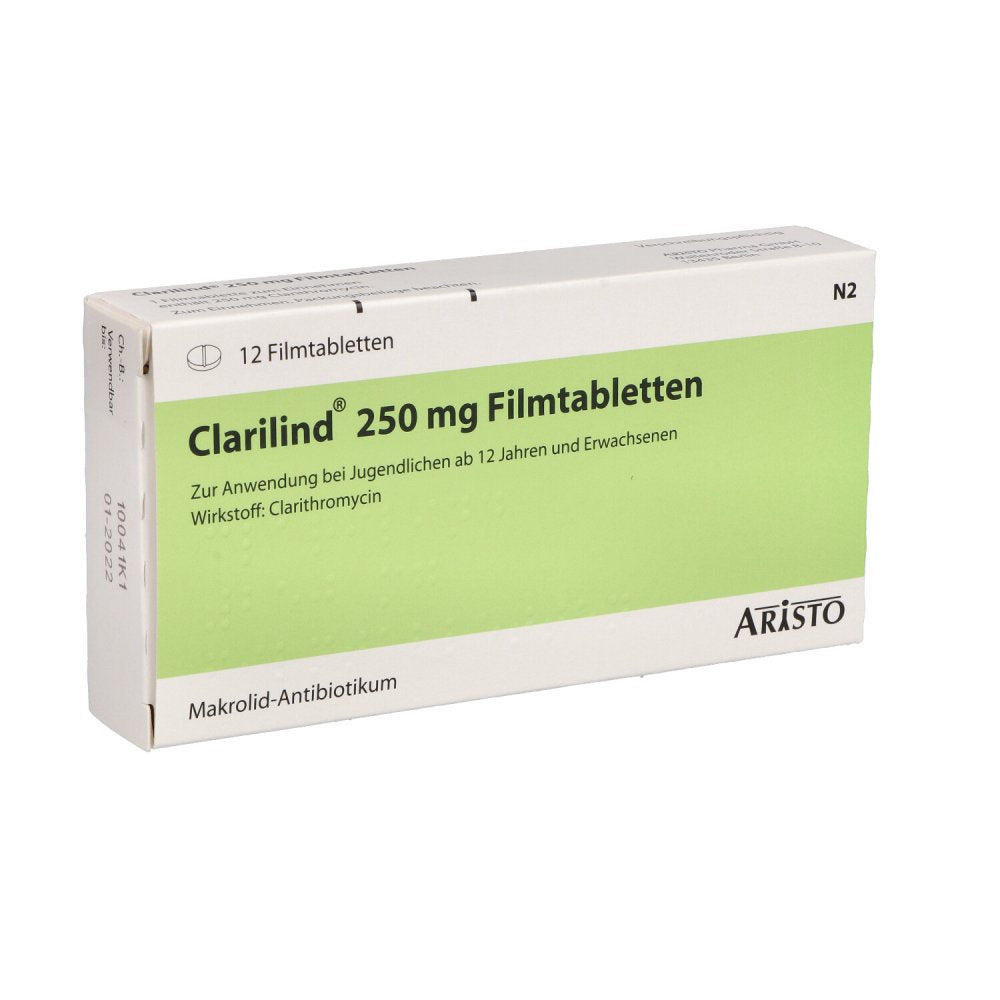 Clarilind 250 Mg Filmtabletten (12 stk)