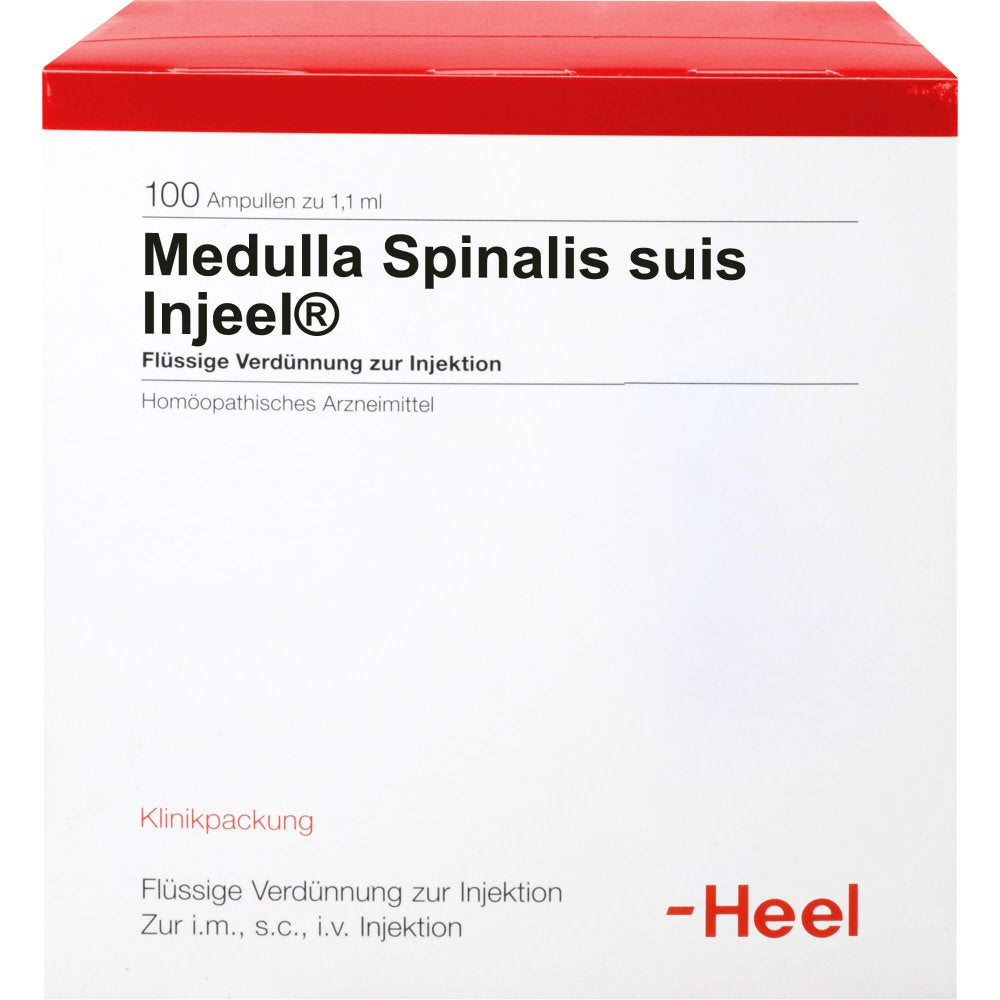 Das Produktfoto zeigt Medulla Spinalis Suis Injeel Ampullen (100 stk) PZN 00664349